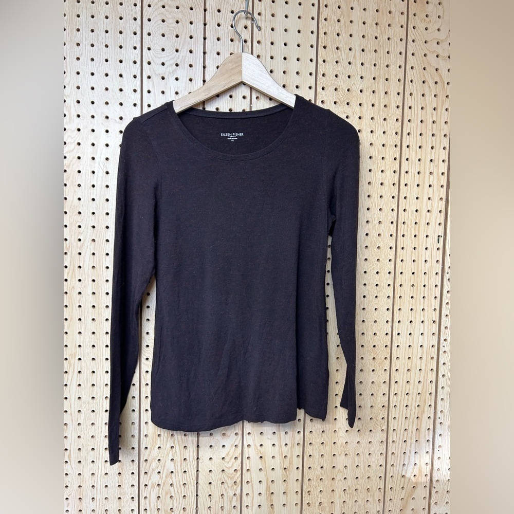 Eileen Fisher Jersey Top - Picture 2 of 5